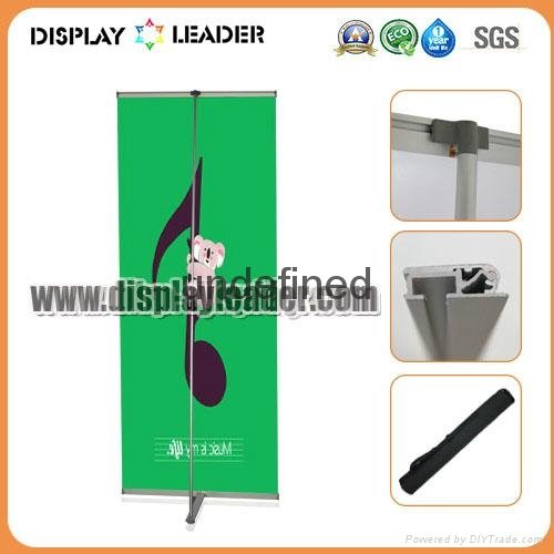 High Quality ALuminum Advertising L Banner Display Stand