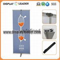High Quality ALuminum Advertising L Banner Display Stand 3
