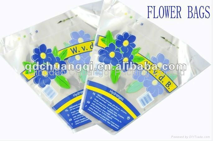 Plastic printed Flower sleeves  2