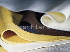 Needle felt filter cloth