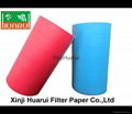 Car air filter paper with acrylic resin