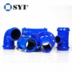 Ductile Iron Fitting For PVC Pipe