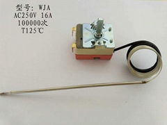 Stainless steel water heater capillary thermostat