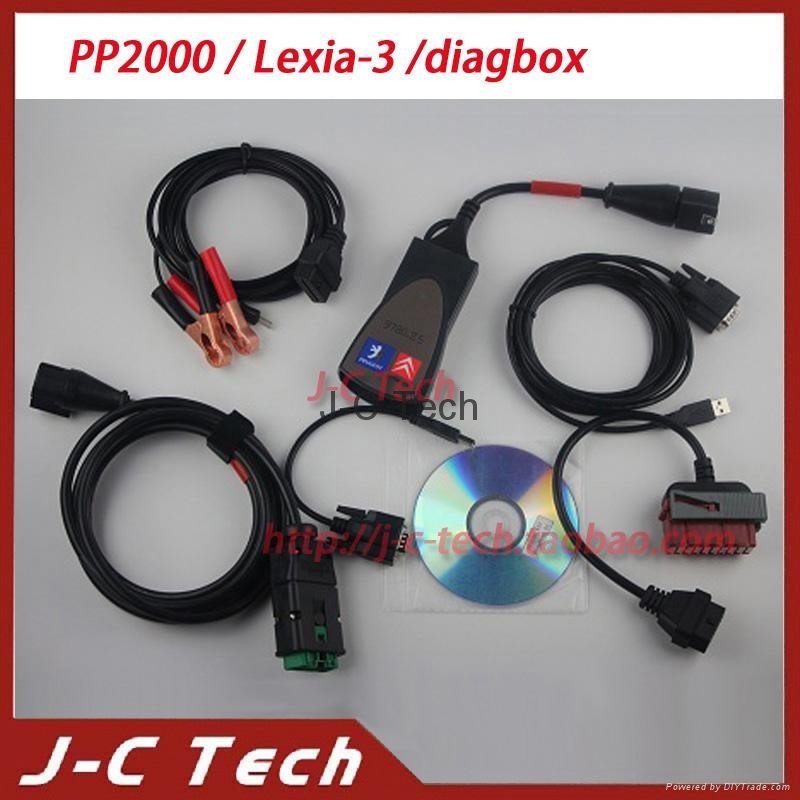 PP2000 lexia 3 citroen peugeot diagnostic tool lexia-3 diagbox with 30pin cable