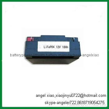 golf trolley battery 12v 18ah lifepo4 battery