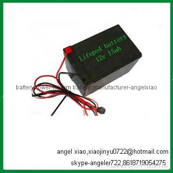 electric scooter battery 12v 15ah 36v 15ah lifepo4 battery