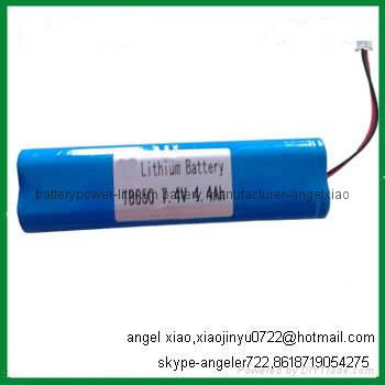 7.4v 4.4ah lithium 18650 battery li ion battery