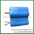 7.4v 4.4ah lithium 18650 battery li ion battery