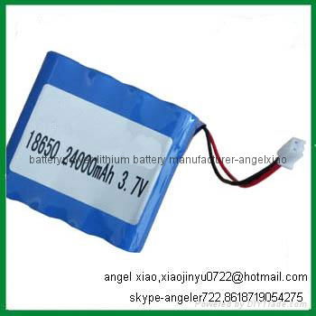 7.4v 4.4ah lithium 18650 battery li ion battery 4