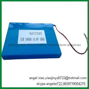 camper trolley battery 14.8v 11ah lithium battery