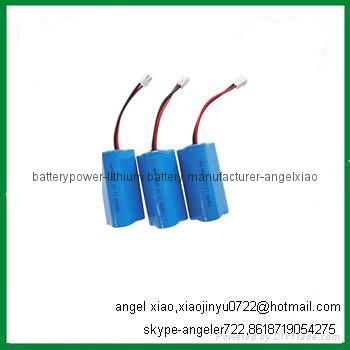 11.1v 2000mah  triangle shape battery lithium battery 18650