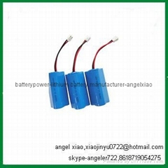 11.1v 2000mah  triangle shape battery lithium battery 18650