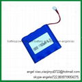 11.1v 2000mah  triangle shape battery lithium battery 18650