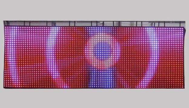 Soft Led Display FLC-200A Pitch 75mm  Portable Flexible LED Curtain