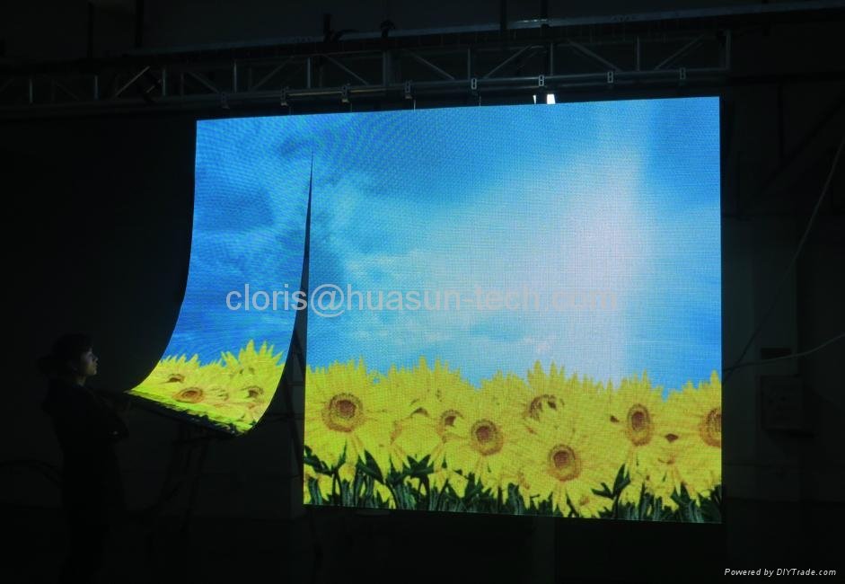 Flexible LED Screen with Magnetic p6mm