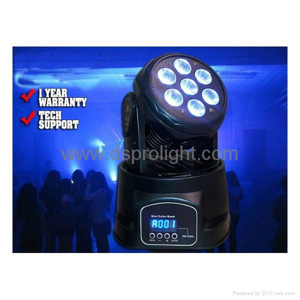 7*12W RGBW 4in1 LED Moving Heads