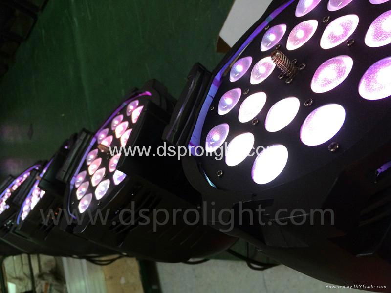 18pcs 15W RGBWA  Dmx Stage Zoom LED Par Light f 2