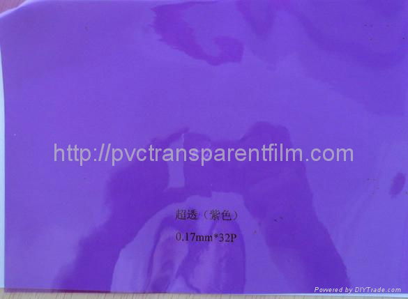 pvc transprent colored film 4
