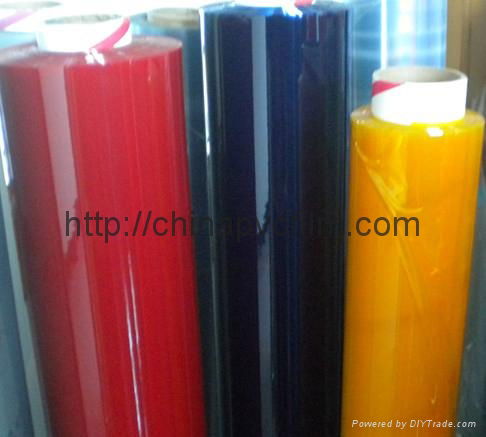 pvc super clear colored film