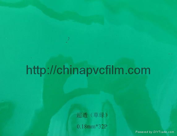 pvc super clear colored film 2