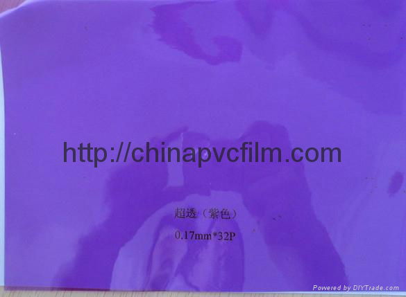 pvc super clear colored film 5