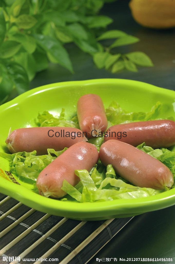 Durable halal artificial sausage casing F009 FANCY (China Trading