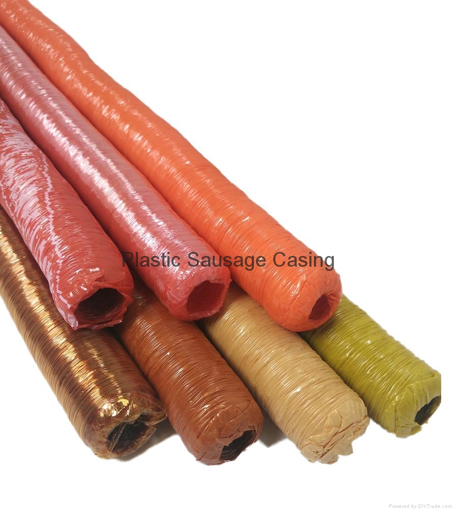 70mm Flat Polyamide printed sausage casing for packing PC03 IFINE