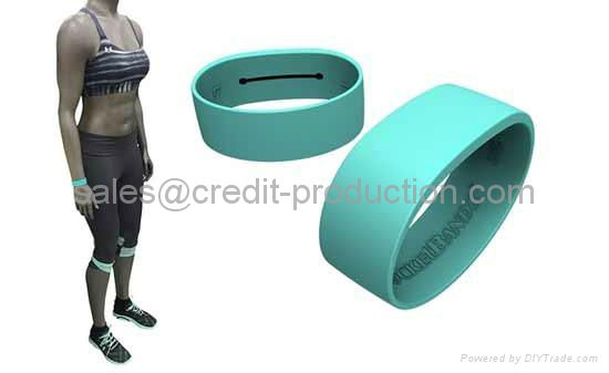 New Arrival silicone bracelets pocketbands hidden pocket 210X30MM 2