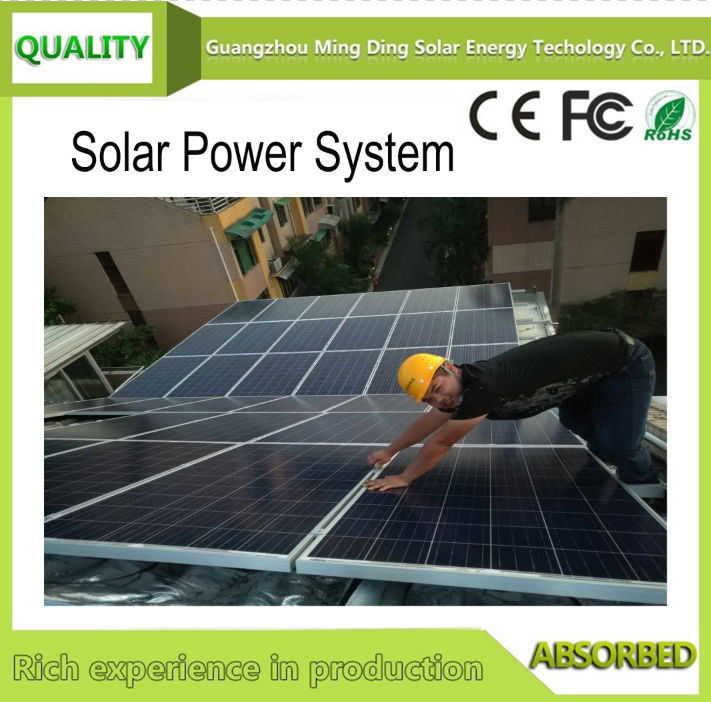 On Grid/Off Grid Rooftop Solar System/Solar Power System 1KW 2