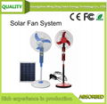 Solar Fan Without Panel/Solar Fan With Lighting System / Solar Rechargeable Fan