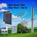 Solar Submersible Pump for Agricultural Irrigation 
