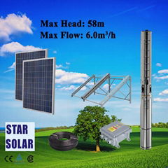 Solar screw pump stainless steel deep