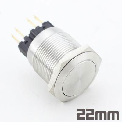metal pushbutton switch 22mm stainless steel
