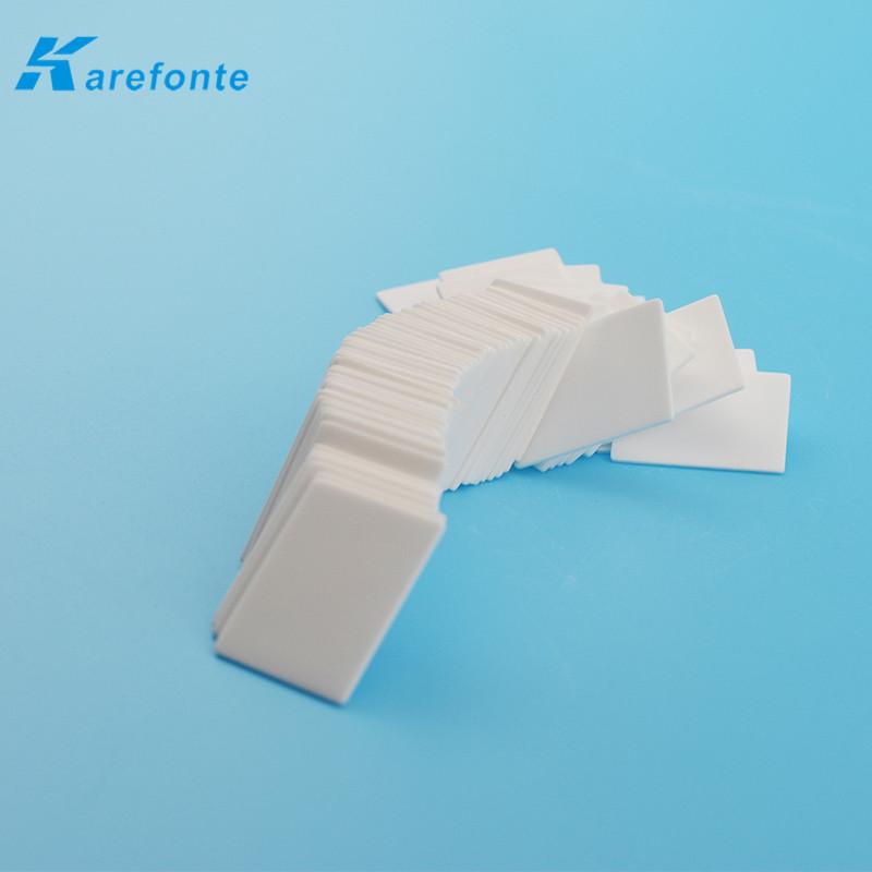 Thermal Ceramic 96% TO-3P 0.6MM*20MM*25MM Alumina Ceramic Plate Without Hole   3