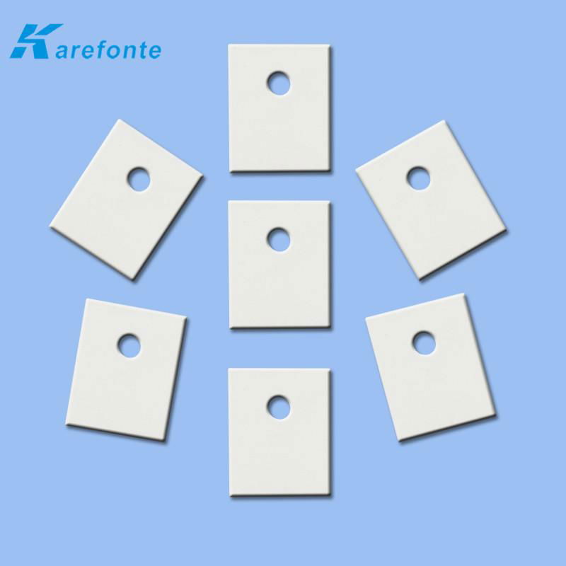 High Thermal Alumina Ceramic Gasket With 1MM*20MM*25MM With hole  2