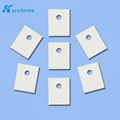 High Thermal Alumina Ceramic Gasket With 1MM*20MM*25MM With hole 