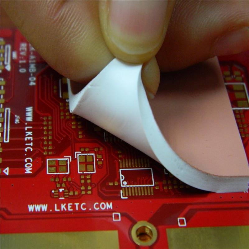 LED、电子元件绝缘软性硅胶垫片 散热硅胶片 导热片 3