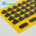 IP65 Waterproof Membrane Black Acoustic Membrane For Smart Phone / Loudspeaker