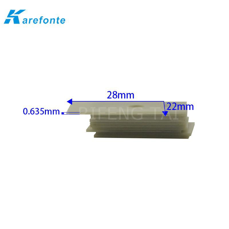 ALN Ceramic Plate TO-264(22x28mm) IGBT Insulator Ceramic Substrate  2