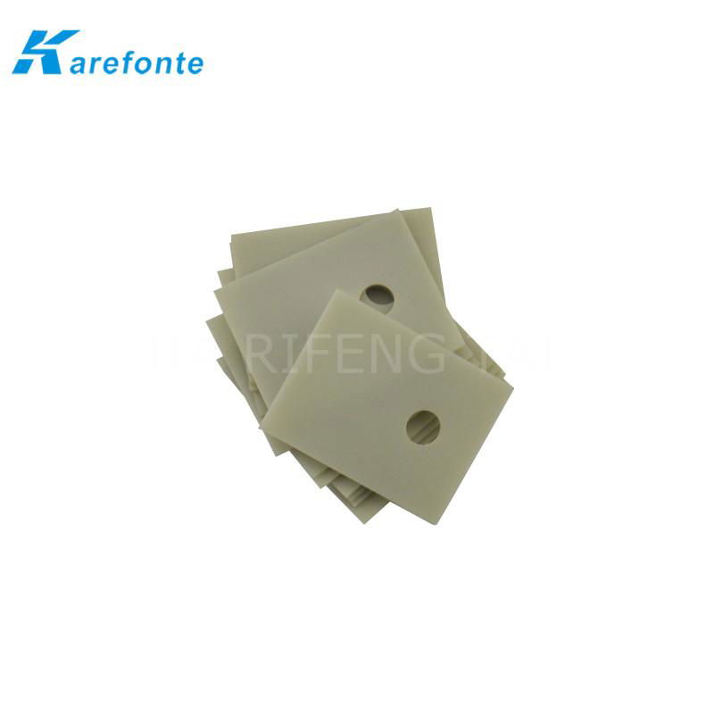 TO-3P  Aln Ceramic Pad 20x25mm High Thermal Conductivity IGBT Cooling Pads 3