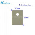  TO-247(17x22mm) IGBT Insulator Ceramic Substrate AlN Ceramic Plate 
