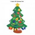 2018 hot sale felt craft DIY Christmas tree 3