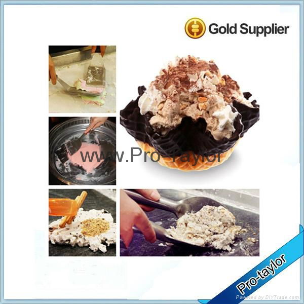 Hot Sale High Quality Fry Ice Cream Maker Icm-400 3