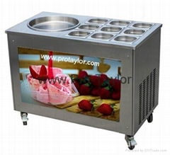 Frying Ice Pan Maker with 9 Buckets (ICM-800B)