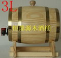 裝飾木酒桶3L