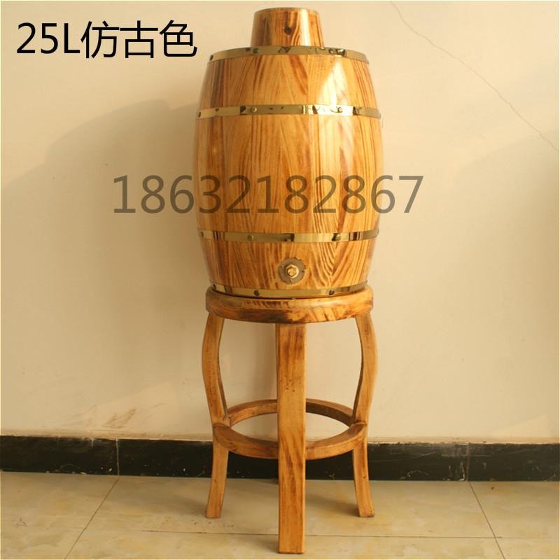 25wood barrel