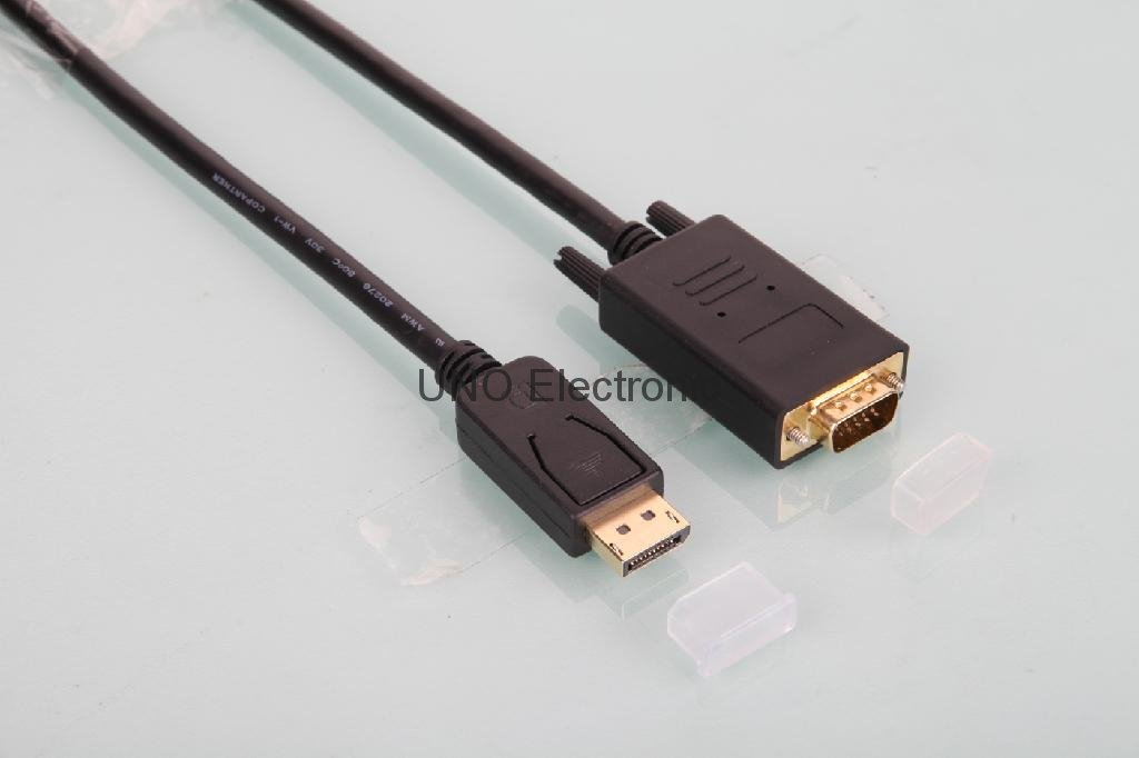 DisplayPort Cable, Male to Male Gold Plated 5