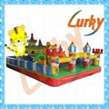 Hot-selling new design popular inlfatable fun city 1