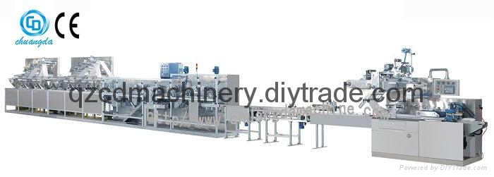 Automatic Wet Wipe Wet Tissue Machine Production line