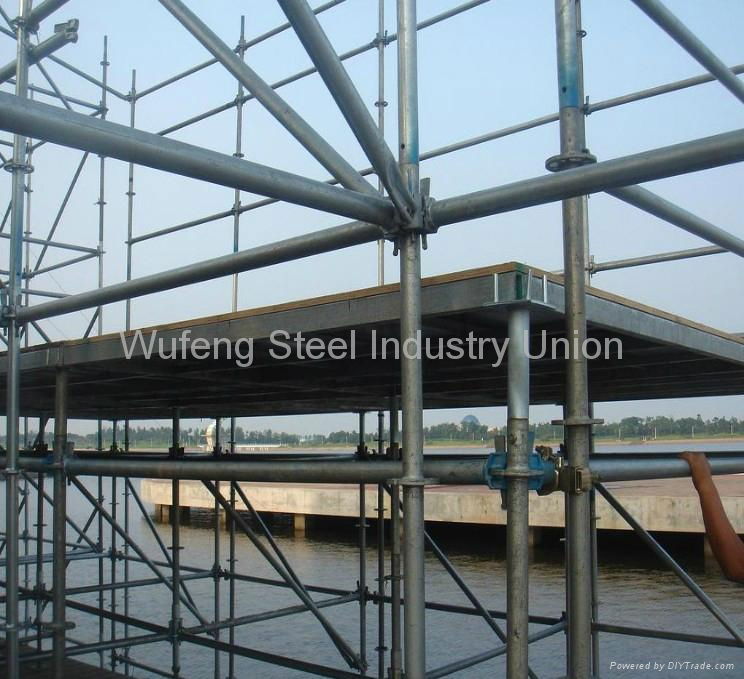 Professional Hot Dip Galvanized Ledger, Rosette Ring Lock Scaffold For Buliding